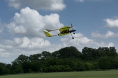Konstrukcja EUROAVIA Rzeszów w czasie lotu,